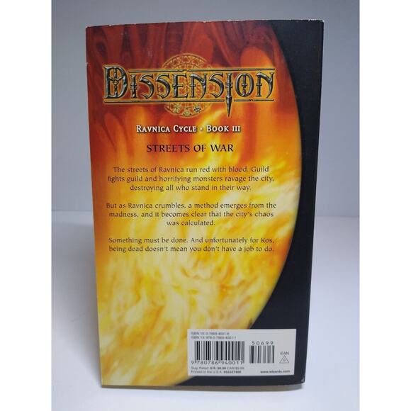 Magic The Gathering Dissension Ravnica Cycle Book 3 Paperback Novel 2006 Unused - Picture 9 of 9
